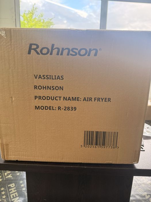 Фритюрник с горещ въздух Rohnson R-2839 Air Fryer, 1500W