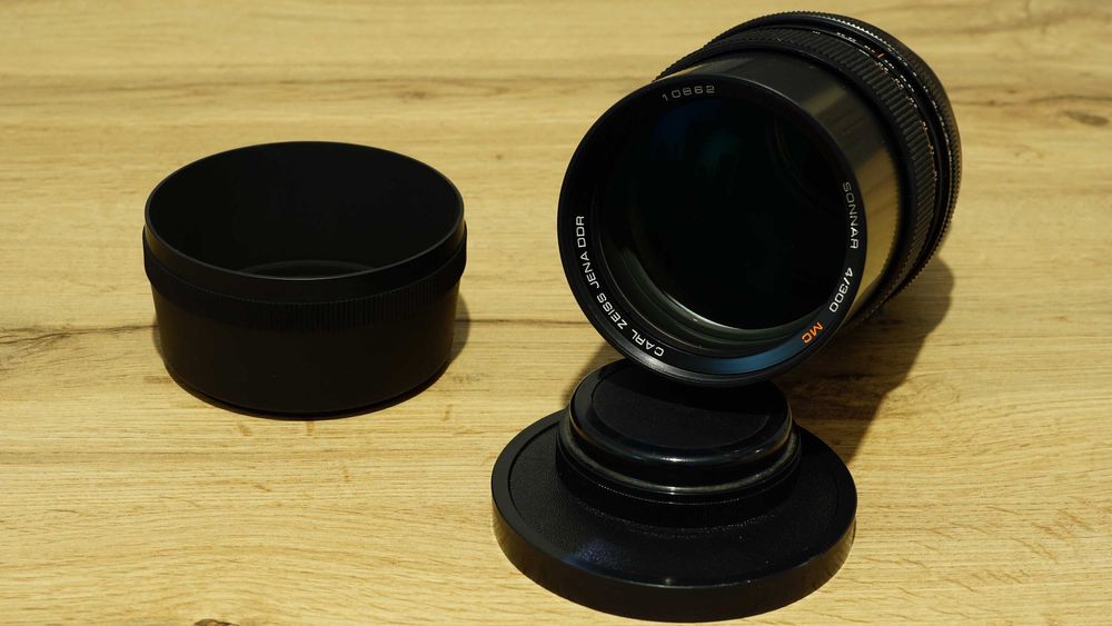 Obiectiv foto manual Carl Zeiss Sonnar MC 300mm F/4 - excelent
