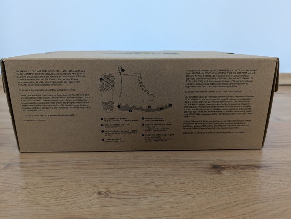 Dr. Martens 1460 Nappa Leather Unisex Boots (40 номер)