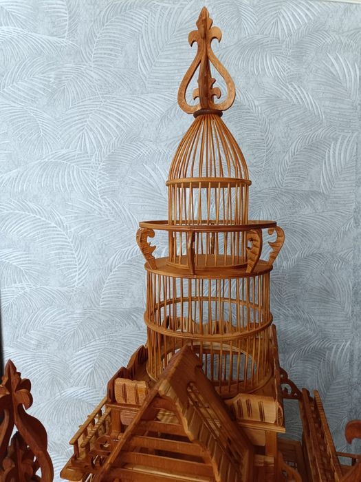 деревянная клетка для птиц