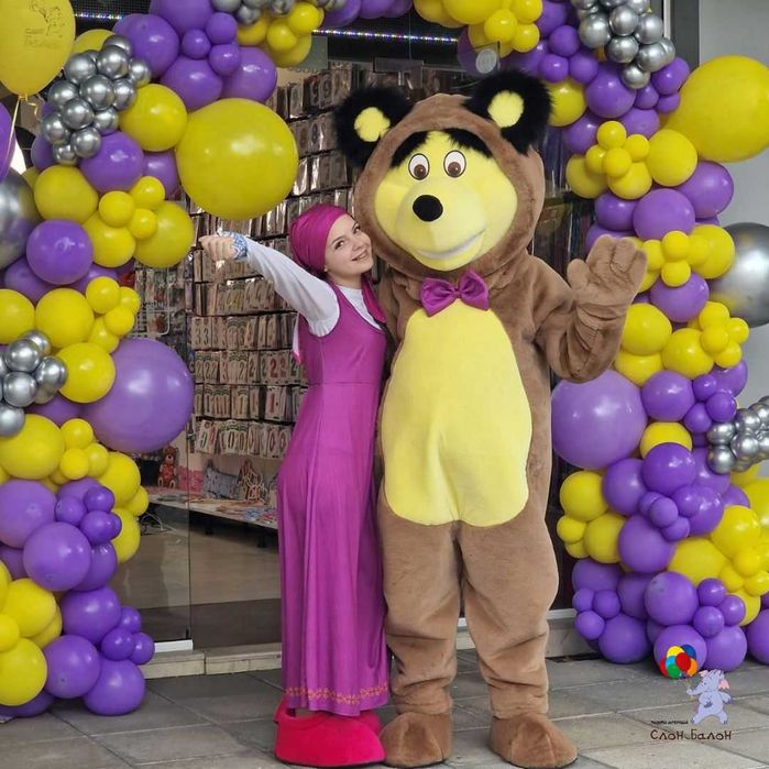 Аниматор в Маскот костюм от Слон-Балон - град Бургас и областта