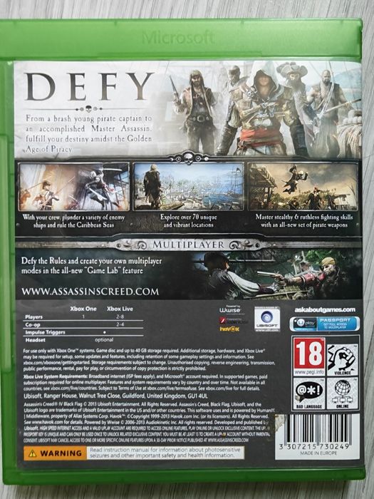 Assassin's Creed Black Flag Xbox One
