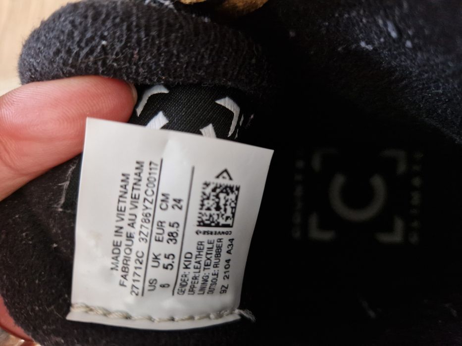 Tenesi înalți Converse, piele, 38.5