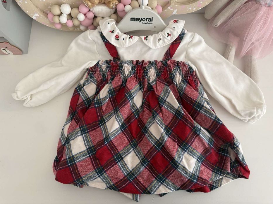 Карирана рокля Mayoral