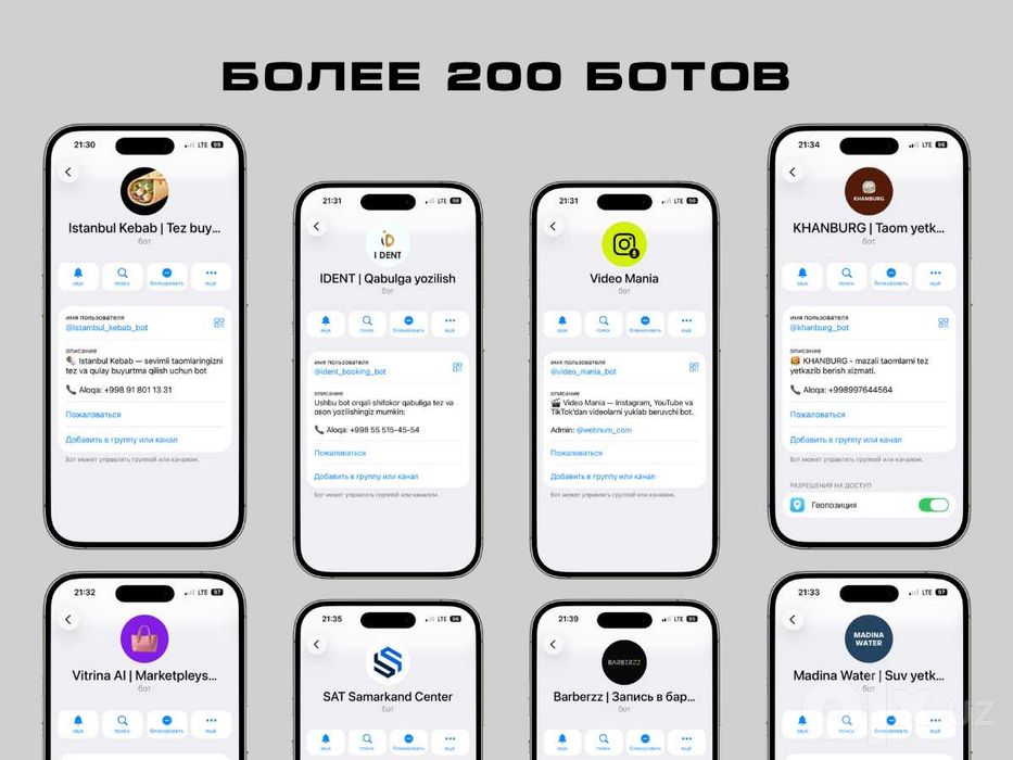 Разработка телеграм бот | Мини веб app | Telegram bot yaratish