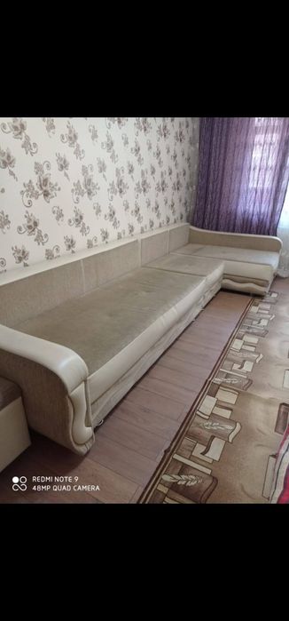 Диван 4 метра и + пуф 80см