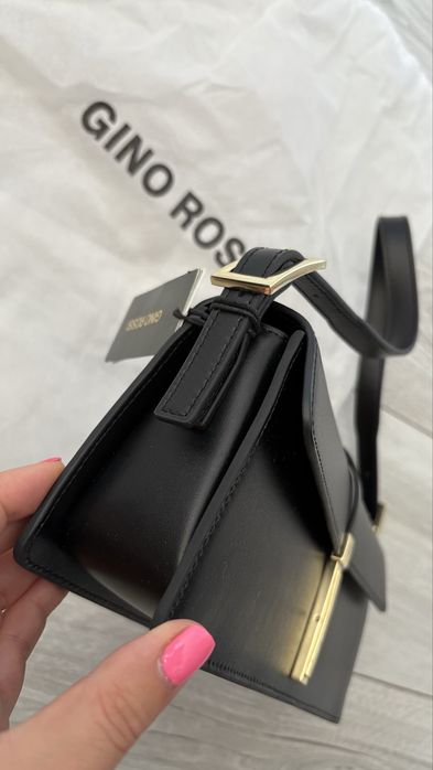 Gino Rossi стилна черна чанта