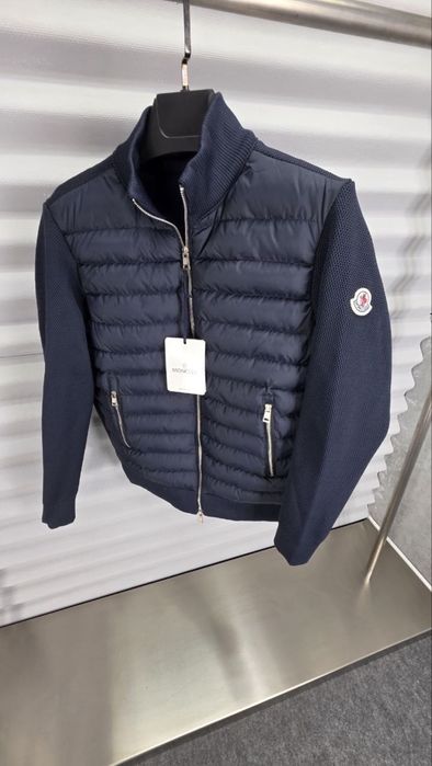 Мъжко яке Moncler – плетени ръкави, няколко цвята