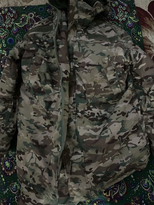 Зимный военный бушлат+ватник