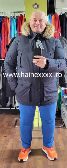 Tommy Hilfiger Parka Hampton, puf si pene, 3 xl american talie 150 cm
