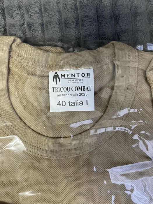Tricouri crem combat maneca lunga