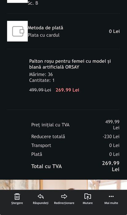 Palton Orsay primavara/ toamna