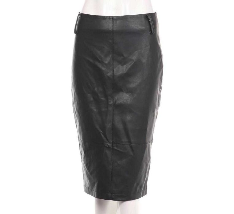 Нова дълга черна кожена пола тип "молив" "Orsay"/ "Орсей", размер S