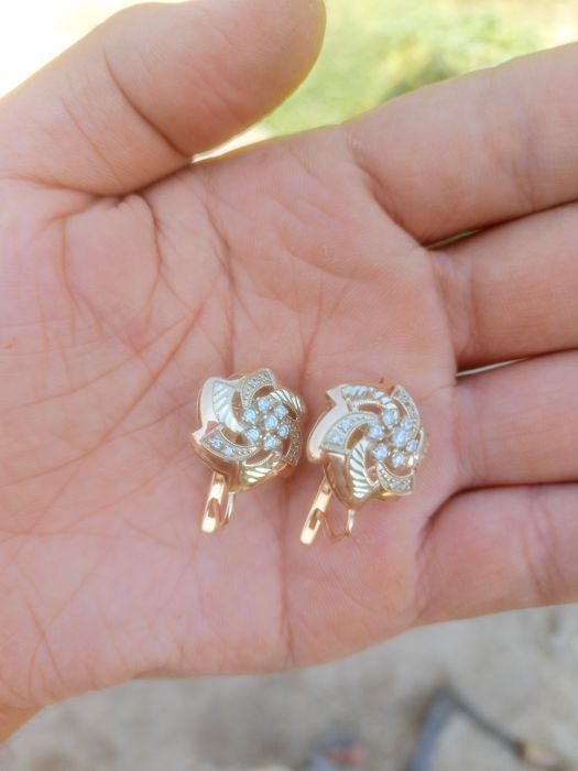 Тилла зира 585 ( золото серьги )