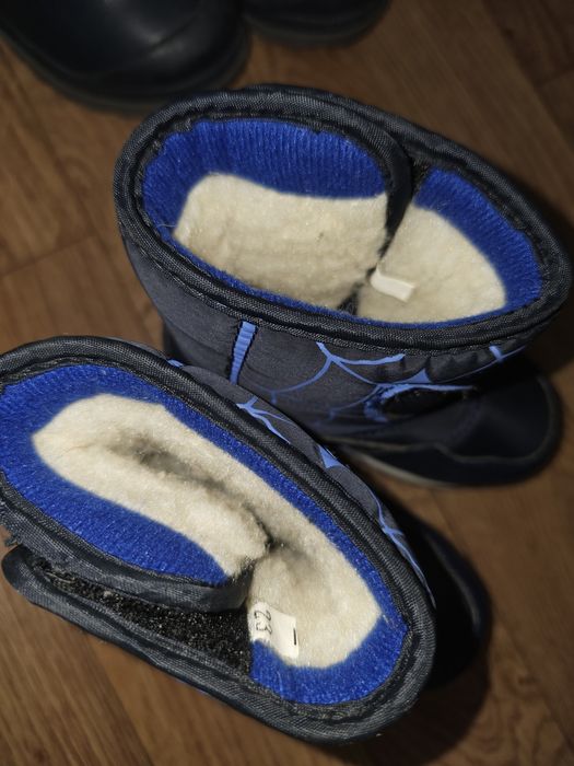 Детские сапожки теплые