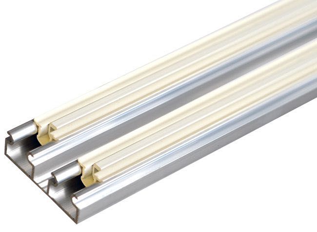 Profil dublu aluminiu pentru folie dublă GEO