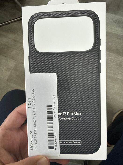 Iphone 17 pro max techwoven case chexol