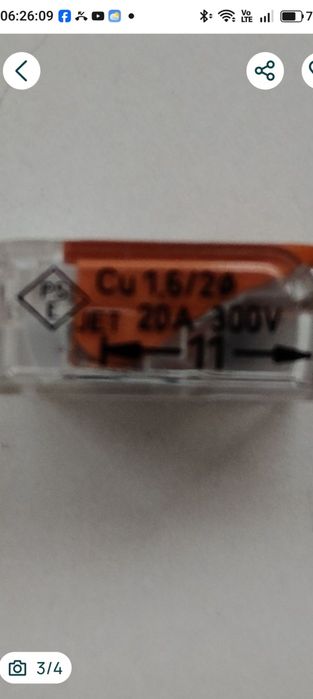 Cleme Wago  221 - 413 cu 3 poli
