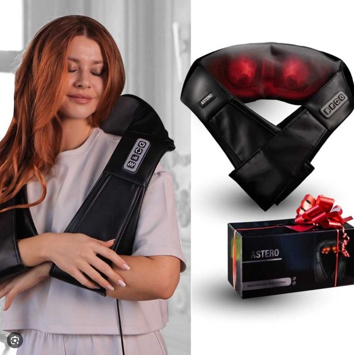 Массажер офисов шефа 6в1 Шеи  Плечах спине Пояснице Живота Ногах икр