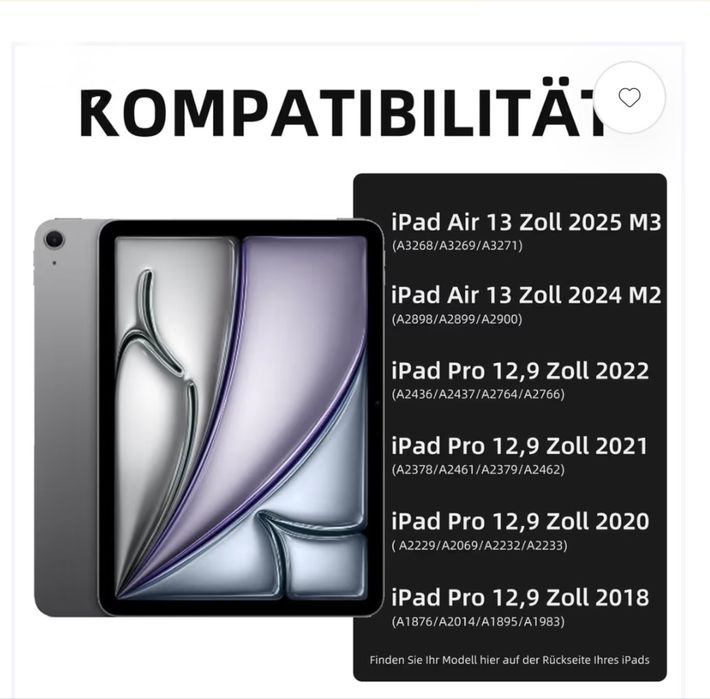 Husa iPad Pro/Air 12.9' cu tastatura rgb si touchpad noua