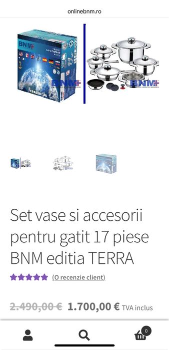 Set vase si accesorii BNM+ Terra Germany