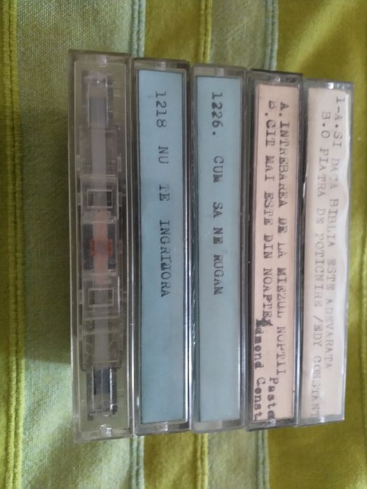 Casete audio prelegeri Edmond Constantinescu