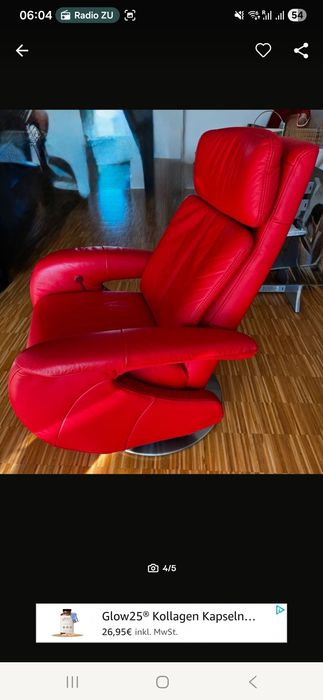 Fotoliu piele Polinova