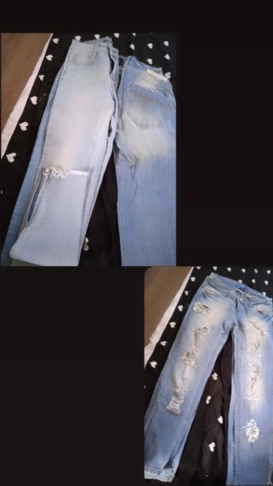 Trei perechi de blugi la preț de una