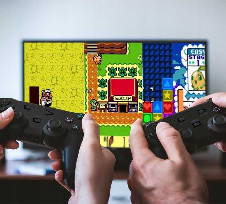 Ретро конзола за игри Game Stick 4K HDMI – 22000 игри и 2 Безжични джойстика