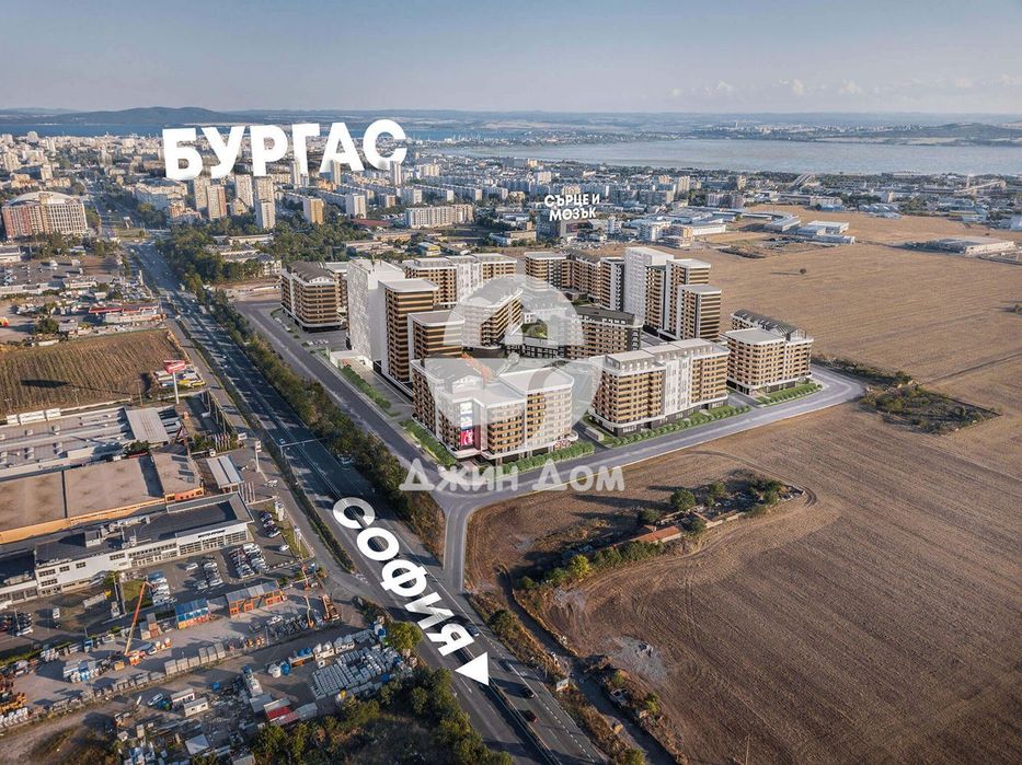 Двустаен апартамент с НИСКА ТАКСА в к-с „Атлас 2“, гр. Бургас - снимка 11
