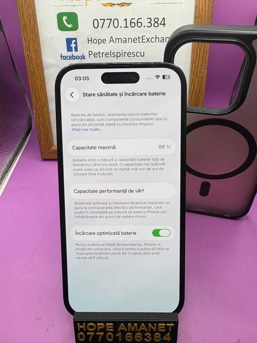 HOPE AMANET P2-Iphone 14 pro 128 GB/88% BAT
