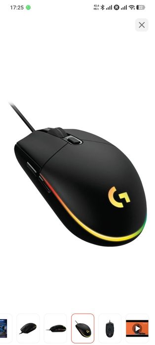 Logitech G102 Lightsync черная