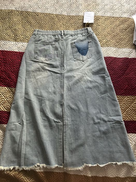 Новая джинсовая юбка 3XL