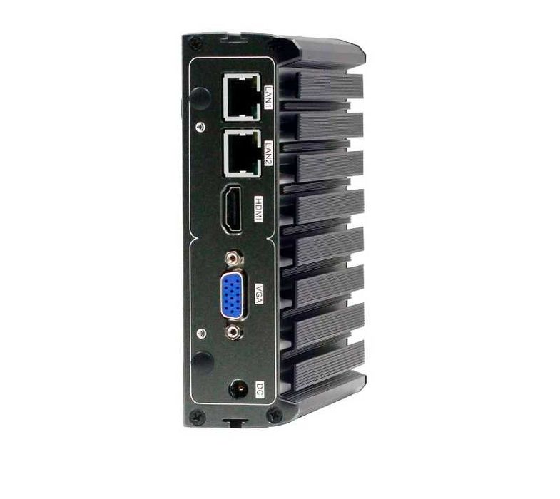 Mini PC, 2 Lan, Celeron J3455/8G RAM/64G SSD