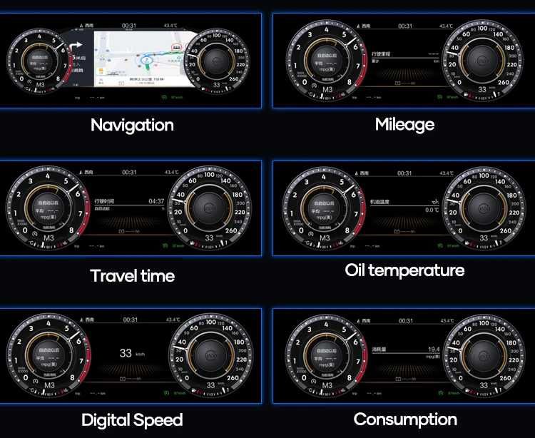 Дигитален километраж за VW Passat Golf Jetta Tiguan Jetta Scirocco