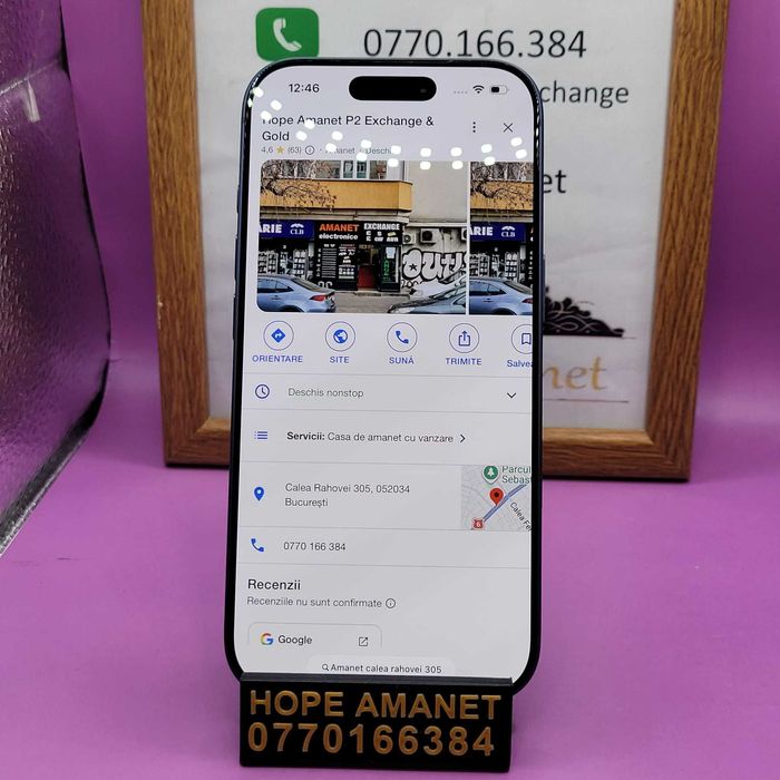 HOPE AMANET P2- iPhone 17 PRO/256 GB/100% BT 0 CIC