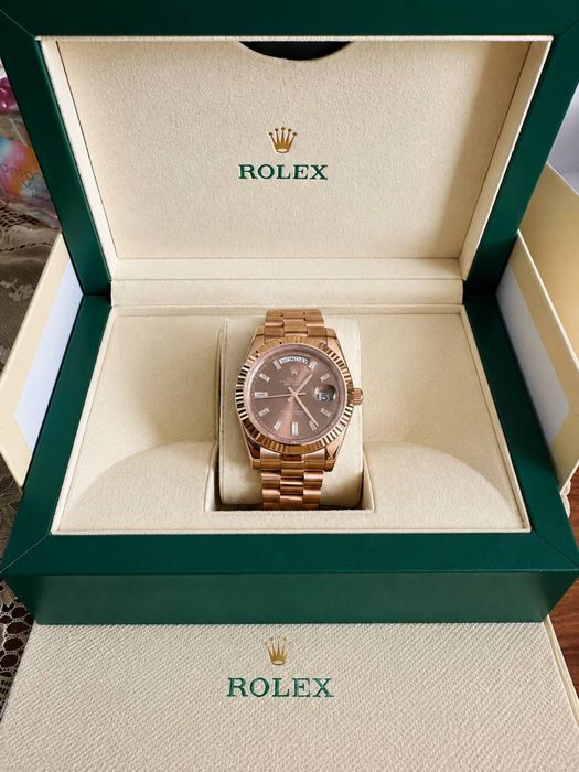 Часы Rolex day date Brown dial with Diamonds