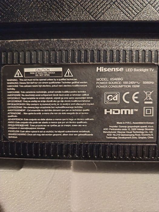 Vând tv hisense pentru piese