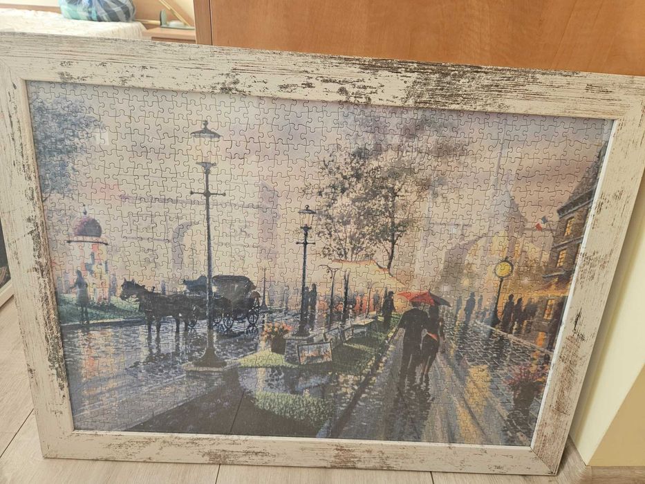 Пъзели, които са поставени в рамка