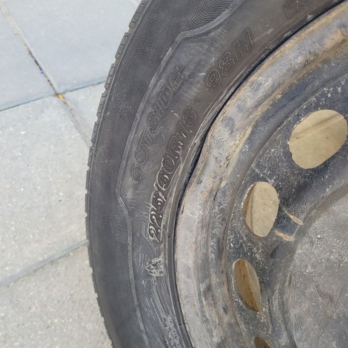 Джанти 16 за wv с гуми 225/60/16