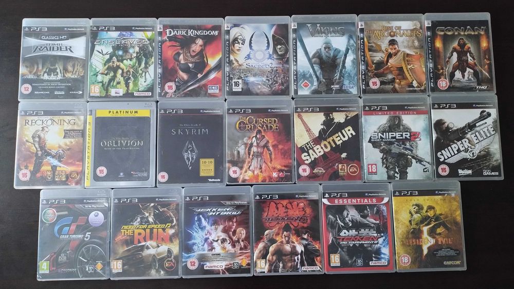 PS3/Playstation 3 + 27 редки игри/games