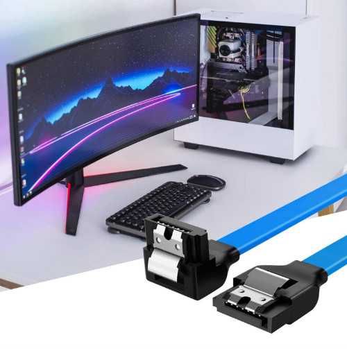 Комплект SSD кабели към дънна платка, 6 броя по 1 метър, SATA