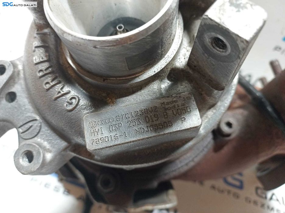 Turbo Turbina Turbosuflanta Volkswagen Polo 6R 1.2 TDI CFW CFWA 2010 - 2014 Cod 03P253019B [X3622]