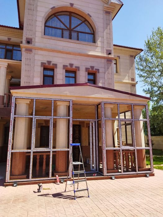 Окна двери витражи