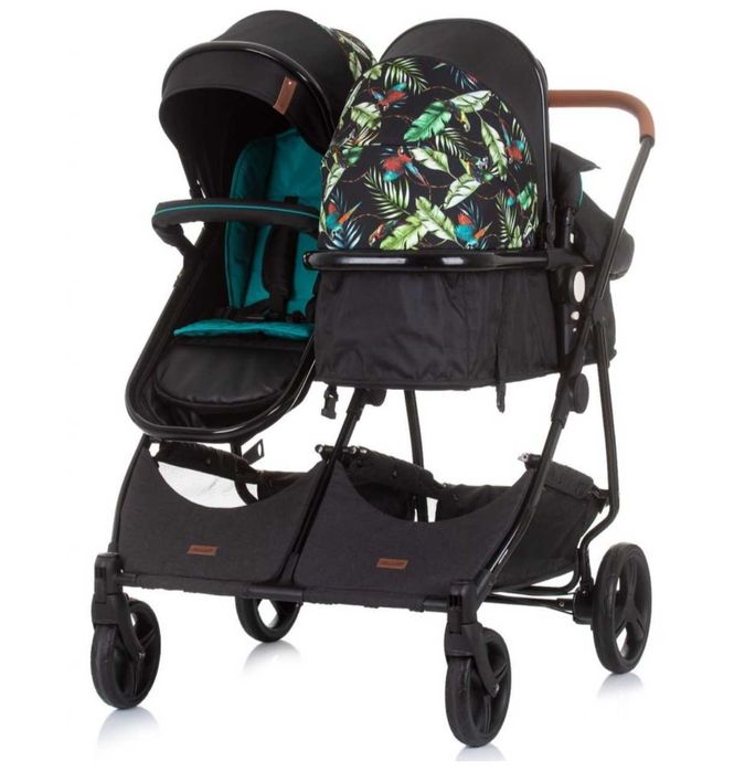 Бебешка количка за близнаци Chipolino - Дуо Смарт, екзотик