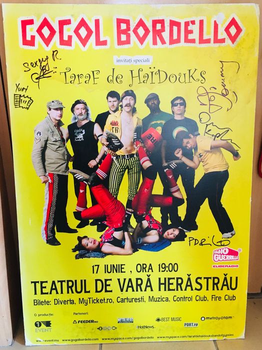 Postere trupe Nirvana,Gogol Bordello,Joy Division,Red Hot Chili Pepper