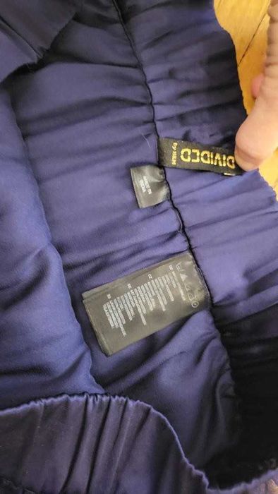 Fusta ocazie culoare mov-albastru, mar M