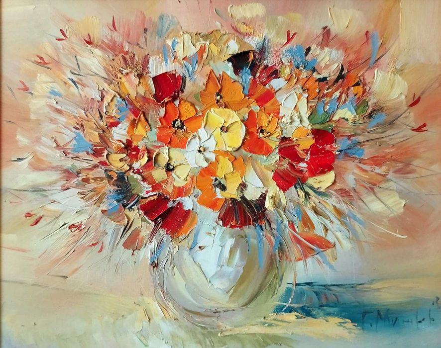 Картина, натюрморт, худ. П. Митков, 2003 г.