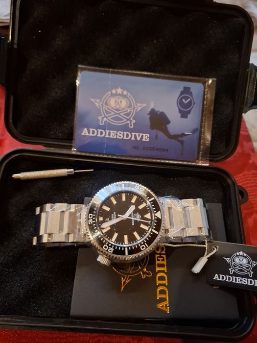 Чисто нов diver механичен- автоматичен часовник Addiesdive