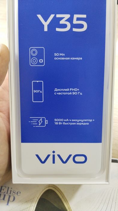 Vivo Y35 128GB+4GB
128Gb+4Gb
Karobka dok bor
Xolati yangi ideal